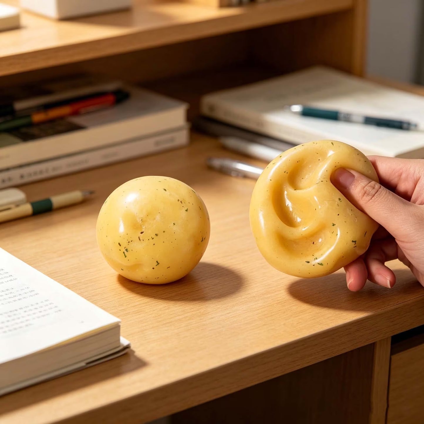 🥔The Original Mashed Potates Splat! - Premium Slow-Rising Stress Relief Squishy Toy