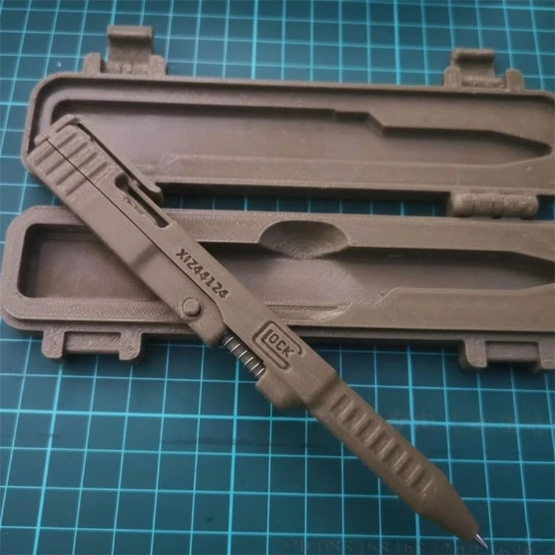 🔥Tactical Slide Action Ballpoint Pen
