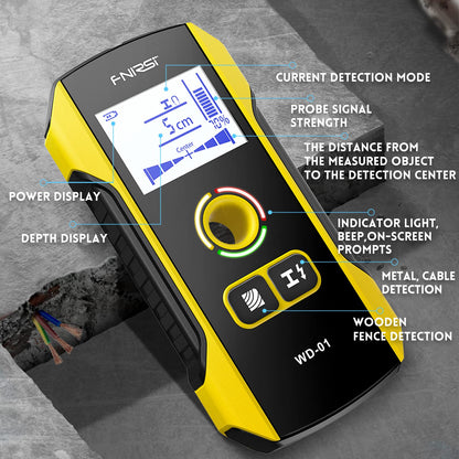6-in-1 Electronic Wall Scanner &amp; Stud Finder