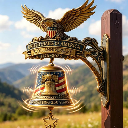 🔔🔔 Ring in the Semiquincentennial: 1776-2026 "Spirit of Liberty" Eagle Bell