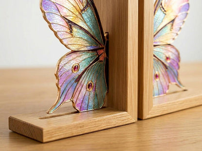 🦋Butterfly Stained Glass Bookends