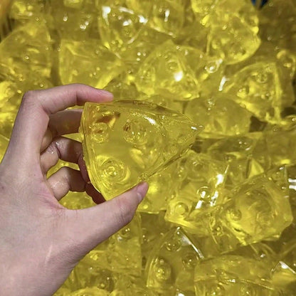 🧀The Original Honey Cheese Cube Splat! - Premium Slow-Rising Stress Relief Squishy Toy