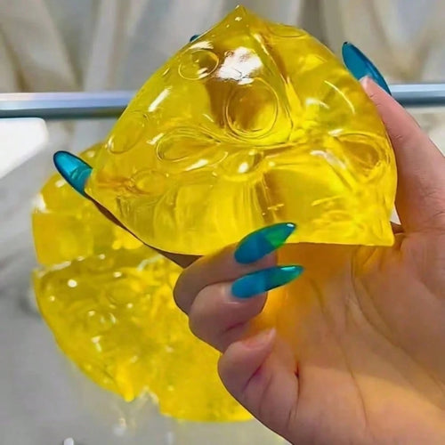 🧀The Original Honey Cheese Cube Splat! - Premium Slow-Rising Stress Relief Squishy Toy