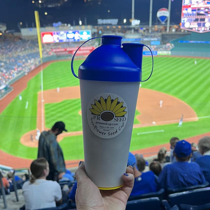 🌻Sunflower Seed Snack Cup – No Mess Seed & Shell Storage Cup - Made in America