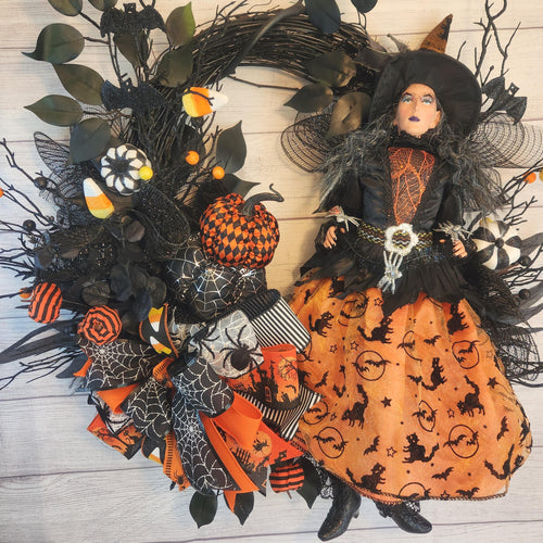 🎃Halloween Witch Wreath