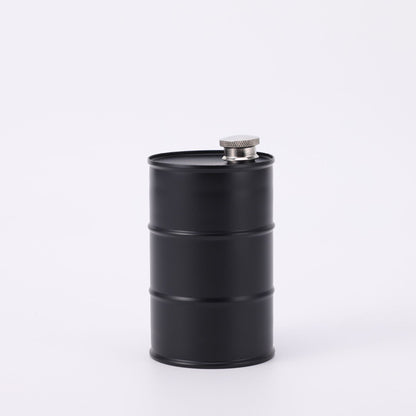 350ml/750ml Oil Drum Anti-rust Leak-proof No Odor Portable Wine Storage🛢Food Grade Camping Whisky Flagon Wine Jug Camping Supplies【liquor is not included】