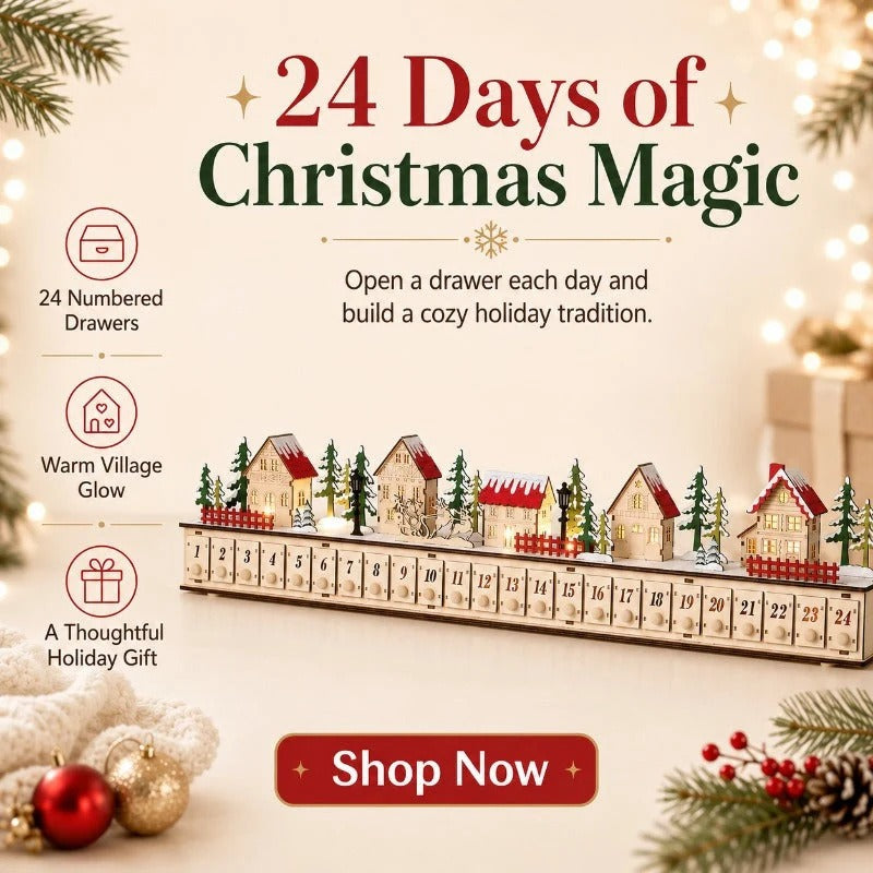 🔥Christmas Sale🎁Home Reflections Christmas Village Advent Calendar