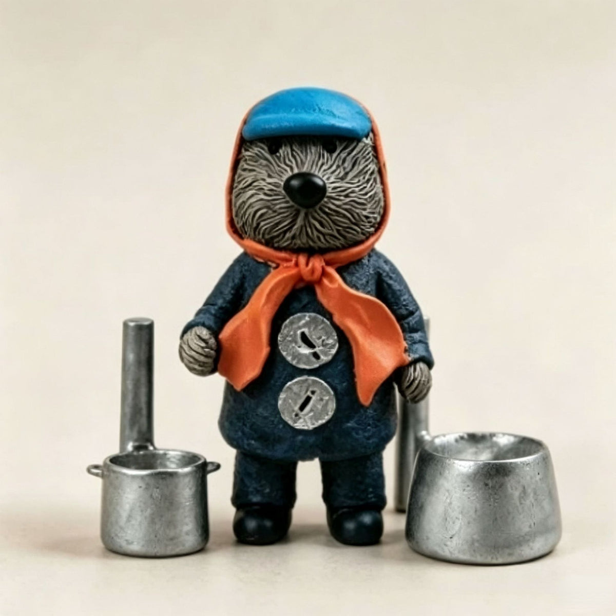 🔥Christmas Sale🎁Jug Band Christmas Decorations Resin Otters Muppet Emmet Otters Statue Christmas Jug-Band Organic Art Dolls Ornaments