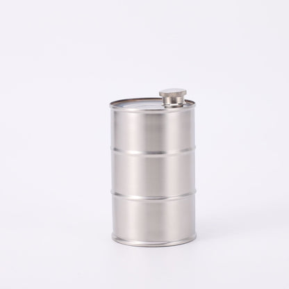 350ml/750ml Oil Drum Anti-rust Leak-proof No Odor Portable Wine Storage🛢Food Grade Camping Whisky Flagon Wine Jug Camping Supplies【liquor is not included】