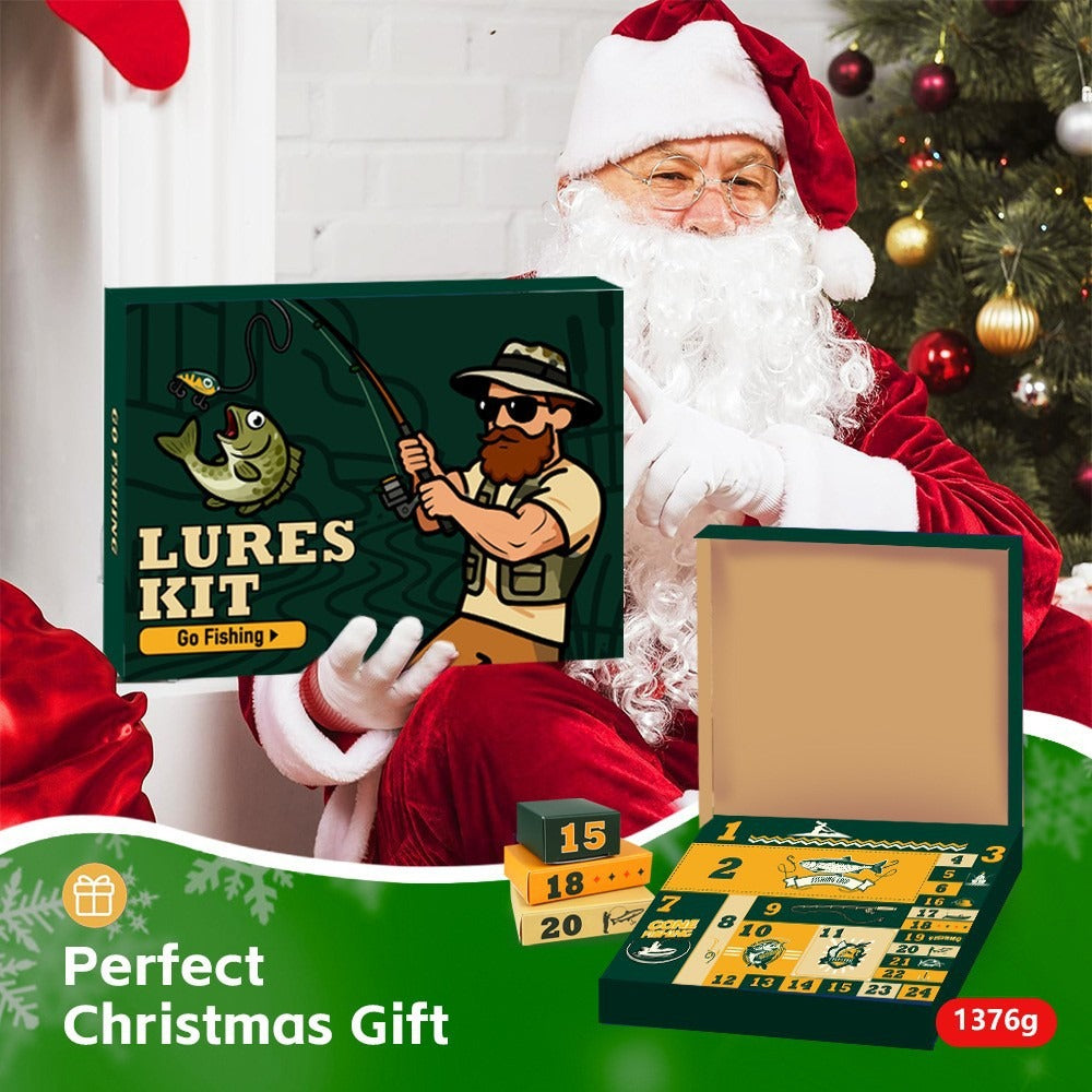 🔥Christmas Sale🎁24-Day Lure Fishing Advent Calendar