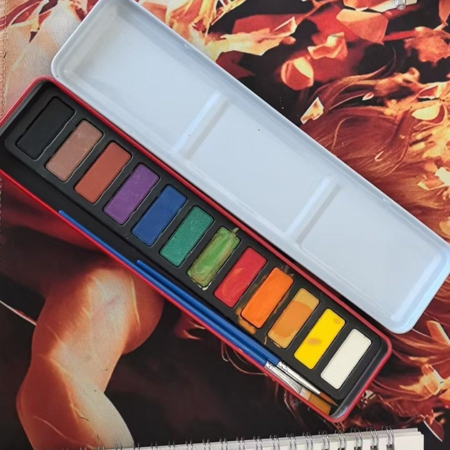 🔥Christmas Sale🎁 🖼️Beginner-Friendly💕 Watercolor Workbook