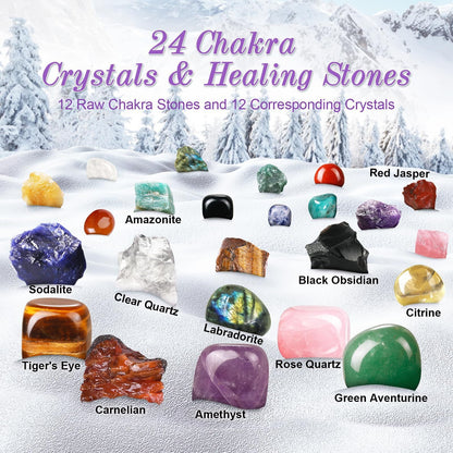 🔥Christmas Sale🎁Enchanted Countdown — 24-Day Crystal Healing Advent Calendar