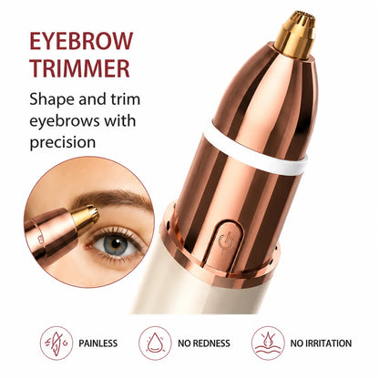 2 in 1 facial & eyebrow hair trimmer for Women