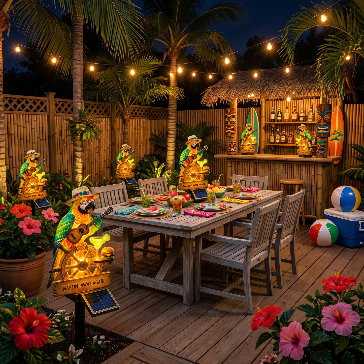 🔥Summer Limited-Time Sale🔥 - 🌴 Solar-Powered Parrot Garden Light