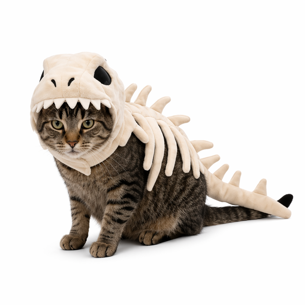 🦖FLASH SALE: GLOW-IN-THE-DARK DINO PET COSTUME — JUST $49.99!🦖