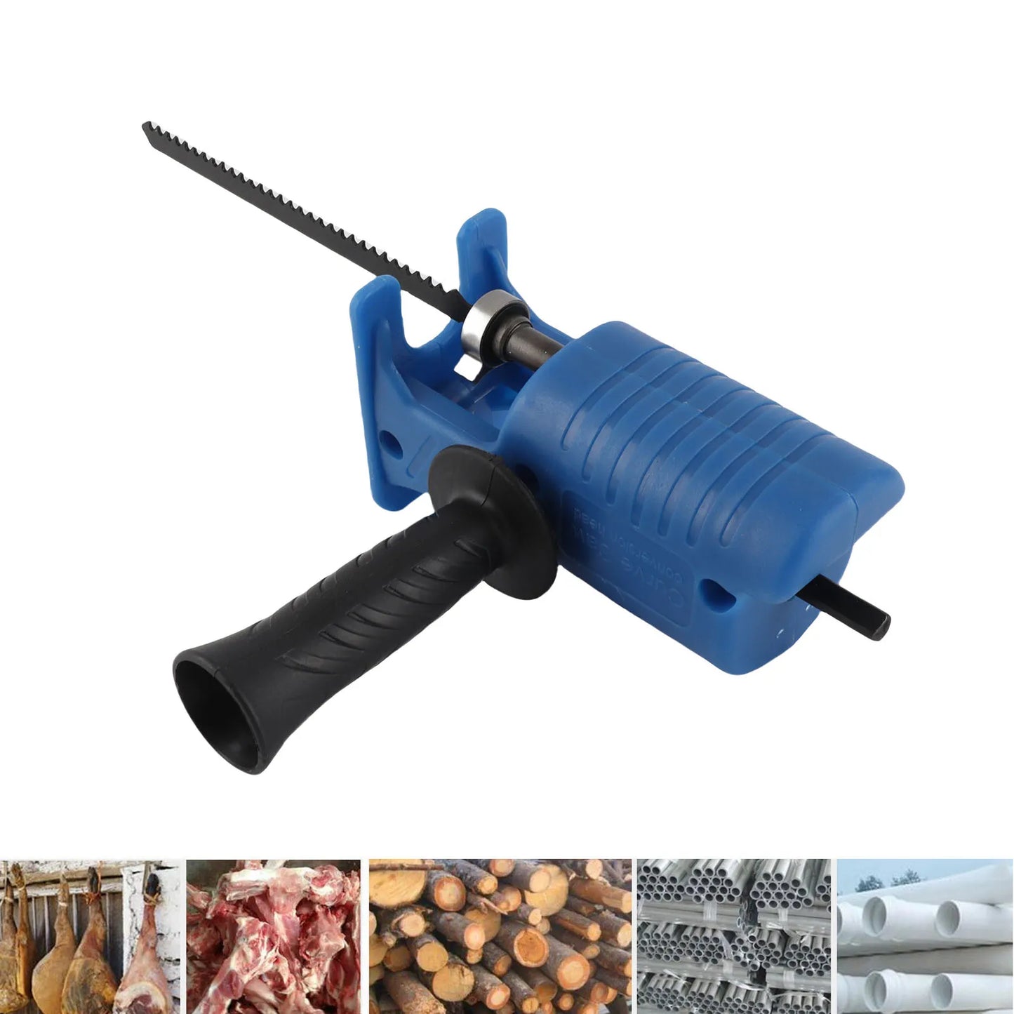 Electric Drill to Reciprocating Saw Adapter Attachment