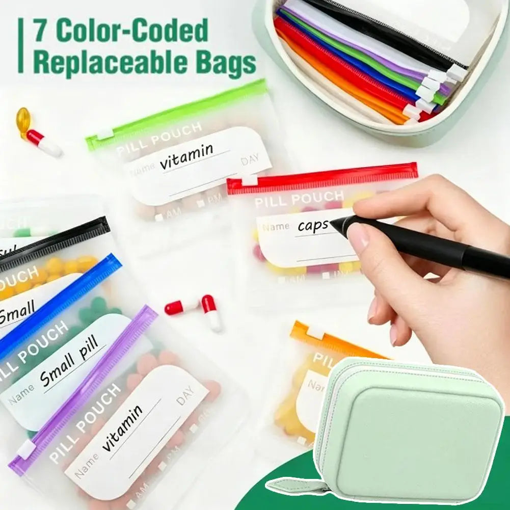 💊 MedReady™ Travel Pill Organizer | Everything You Need, Right Where You Need It