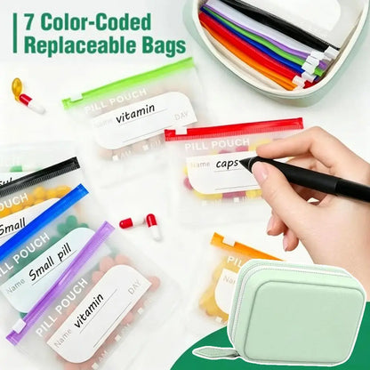 💊 MedReady™ Travel Pill Organizer | Everything You Need, Right Where You Need It
