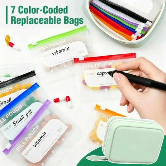 💊 MedReady™ Travel Pill Organizer | Everything You Need, Right Where You Need It