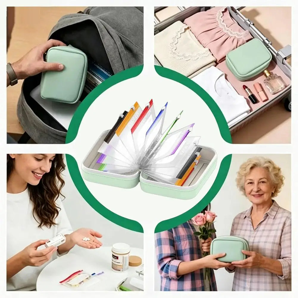 💊 MedReady™ Travel Pill Organizer | Everything You Need, Right Where You Need It