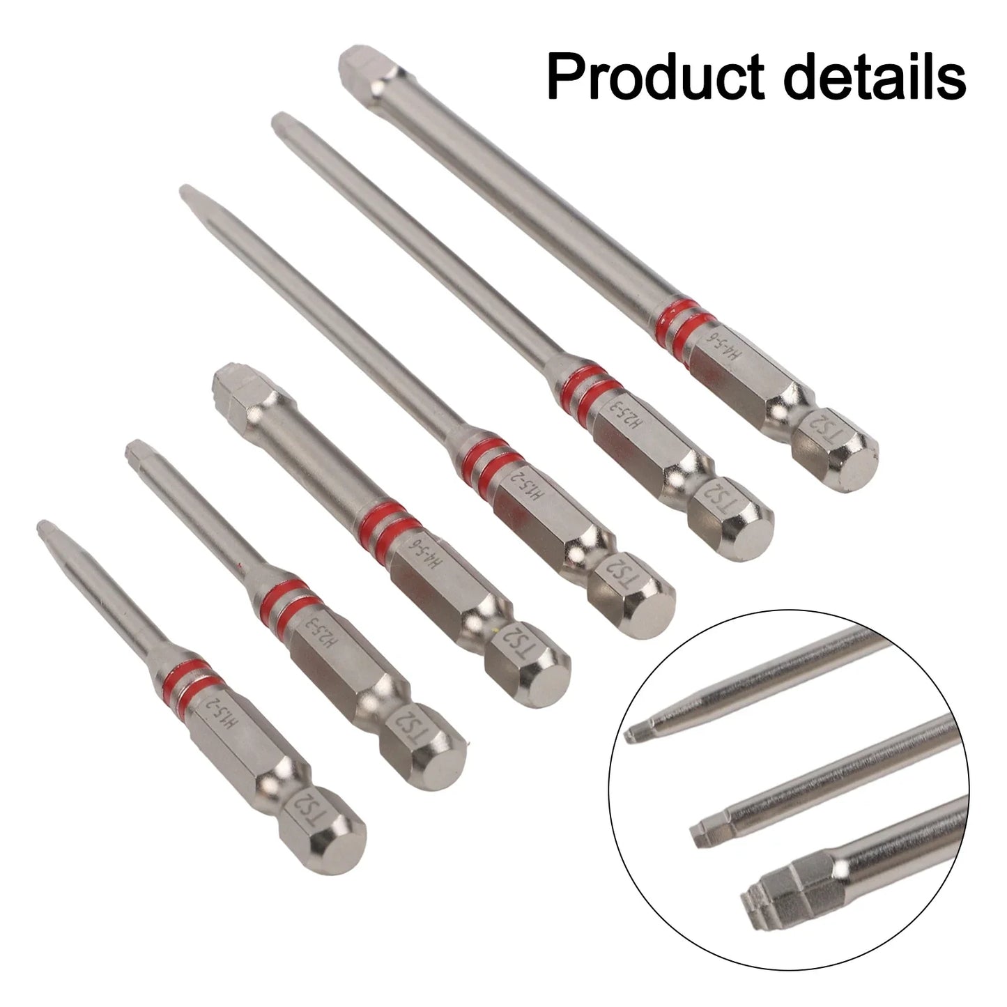6-Piece Hex Driver Bit Set (K)