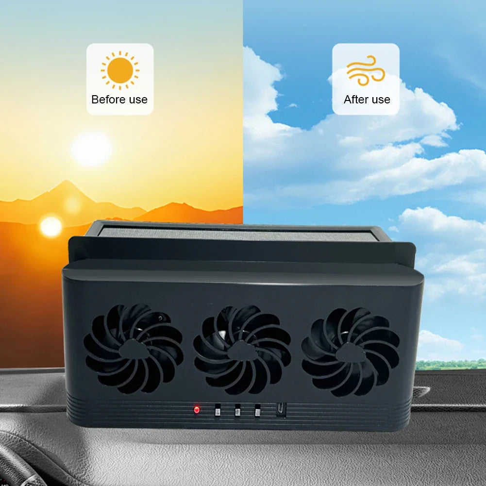 SolBreeze™ Car Fan – Stay Cool & Comfortable During Every Drive