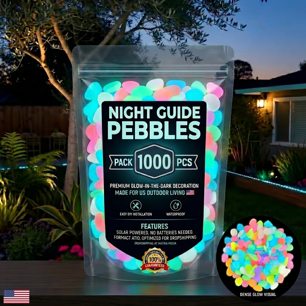 🌈Colorful Glow-in-the-Dark Garden Stones🌈