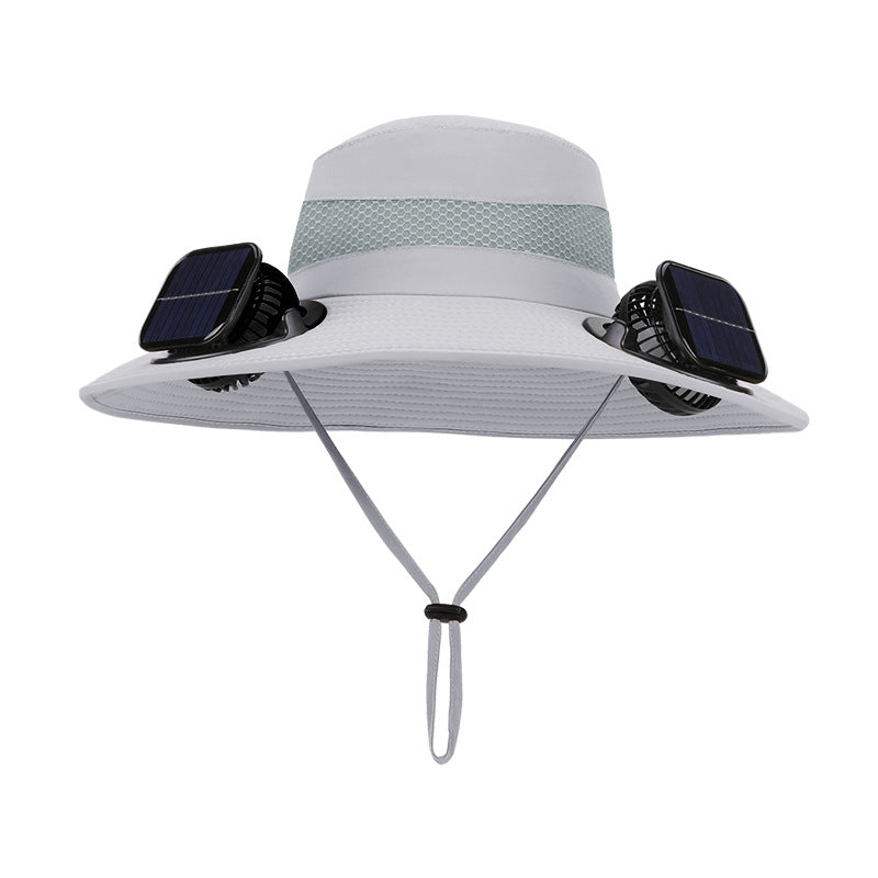 🔥Ultralight Solar Fan Sun Hat - Lighter Than a Baseball