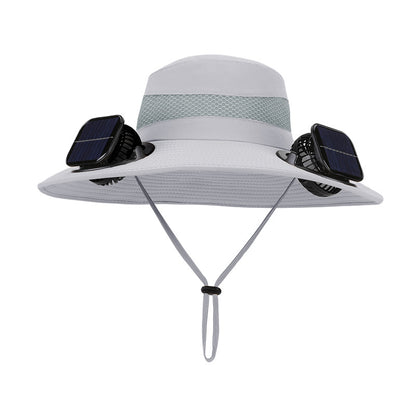 🔥Ultralight Solar Fan Sun Hat - Lighter Than a Baseball