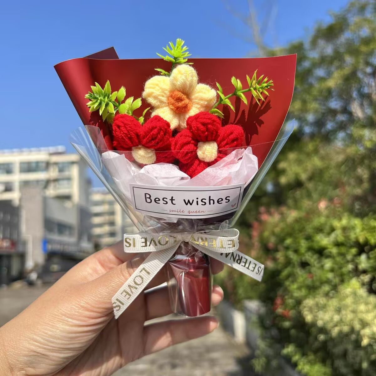 💐Handmade crochet bouquet that never fades 🌸