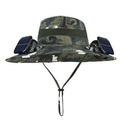 🔥Ultralight Solar Fan Sun Hat - Lighter Than a Baseball