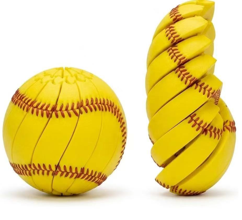 🔥3D-Printed Baseball Fidget Ball