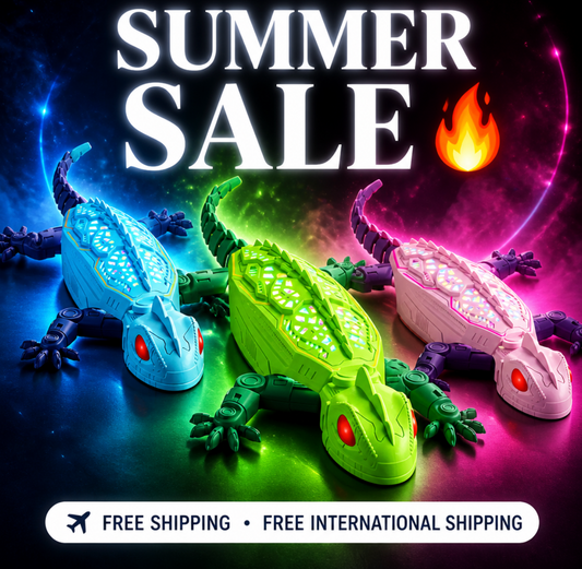 Remote Control Wall Climbing Lizard Toy — Ceiling & Floor Crawler
