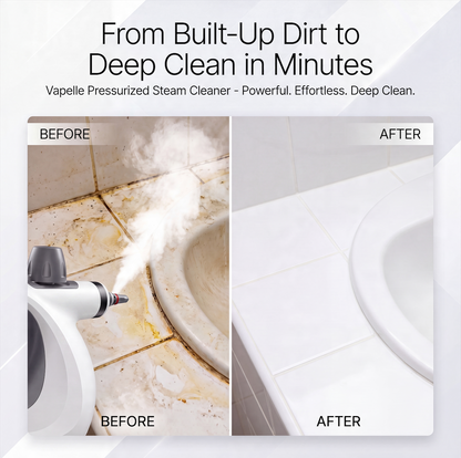 💨Powerful Steam Cleaner for Grease, Grime & Hard-to-Reach Spaces
