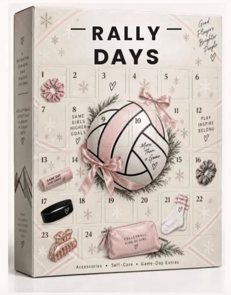 🔥Christmas Sale🎁2026 Volleyball Girl Court Countdown Advent Calendar – 24 Day Christmas Countdown | Volleyball Player Gift