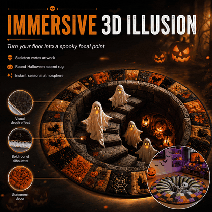 Spirit Hollow™ 3D Vortex Round Rug