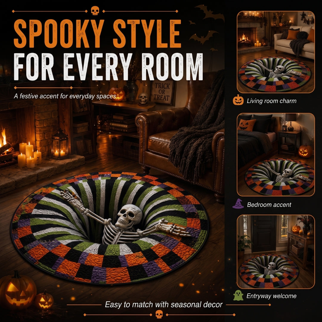 Spirit Hollow™ 3D Vortex Round Rug