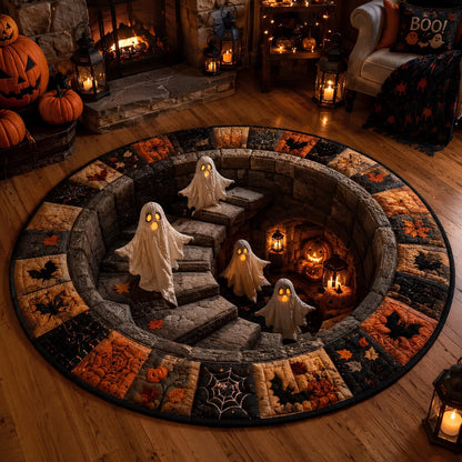 Spirit Hollow™ 3D Vortex Round Rug