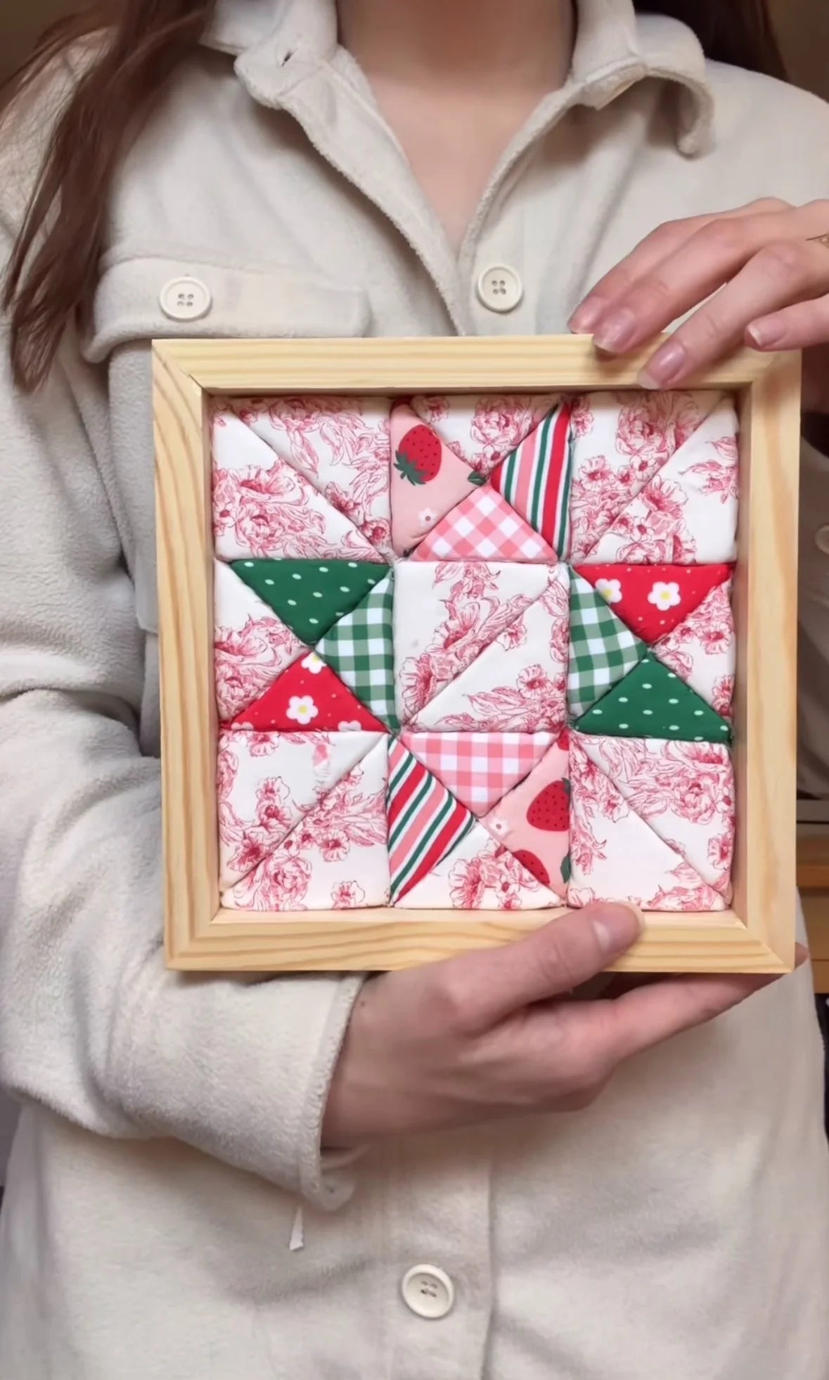 Strawberry partchwork