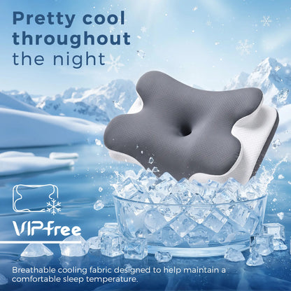 Adjustable Ergonomic Memory Foam Neck Pillows
