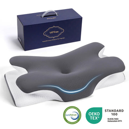 Adjustable Ergonomic Memory Foam Neck Pillows
