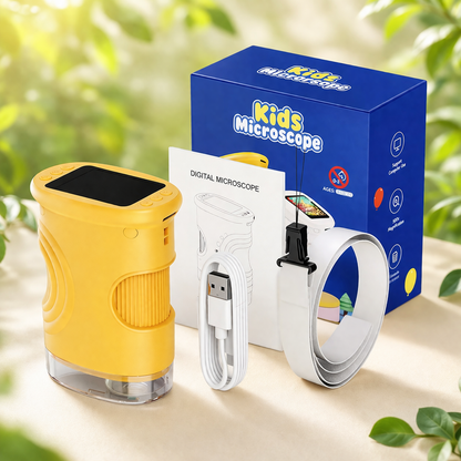 🐞🔬Kids Digital Microscope – Handheld Pocket Microscope for Young Explorers & STEM Learning