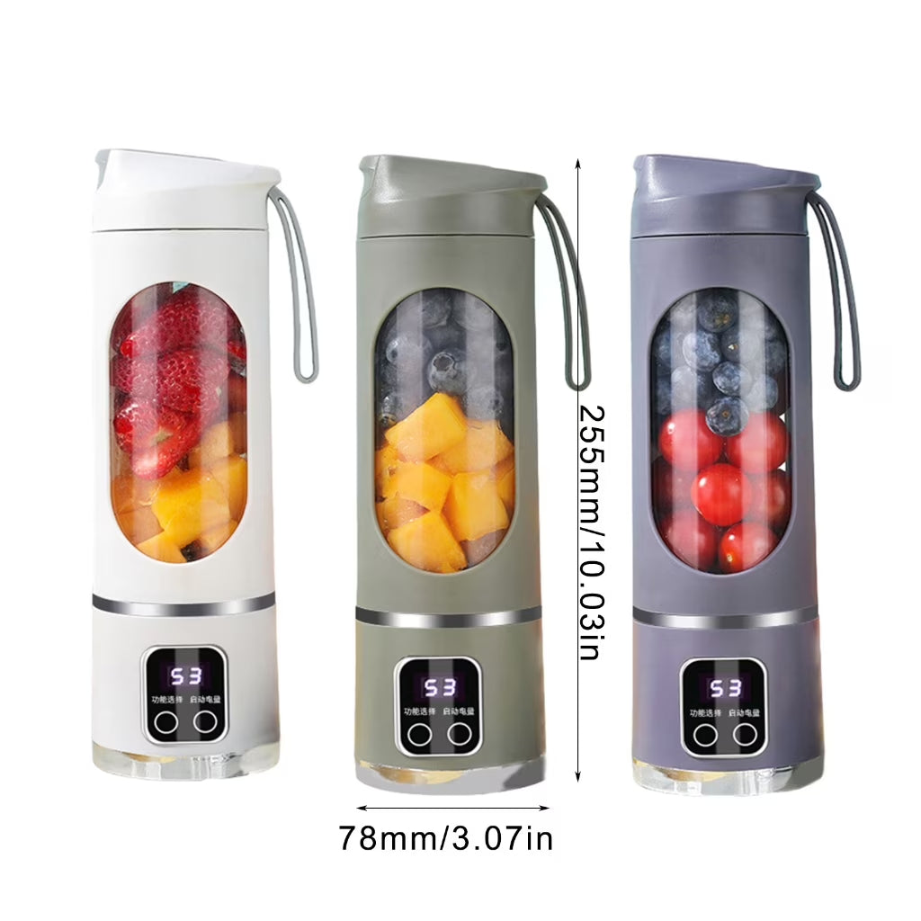 Digital Display Juicer Machine Portable Blenders Appliance Bottle Kitchen Electric Juicer Appliances