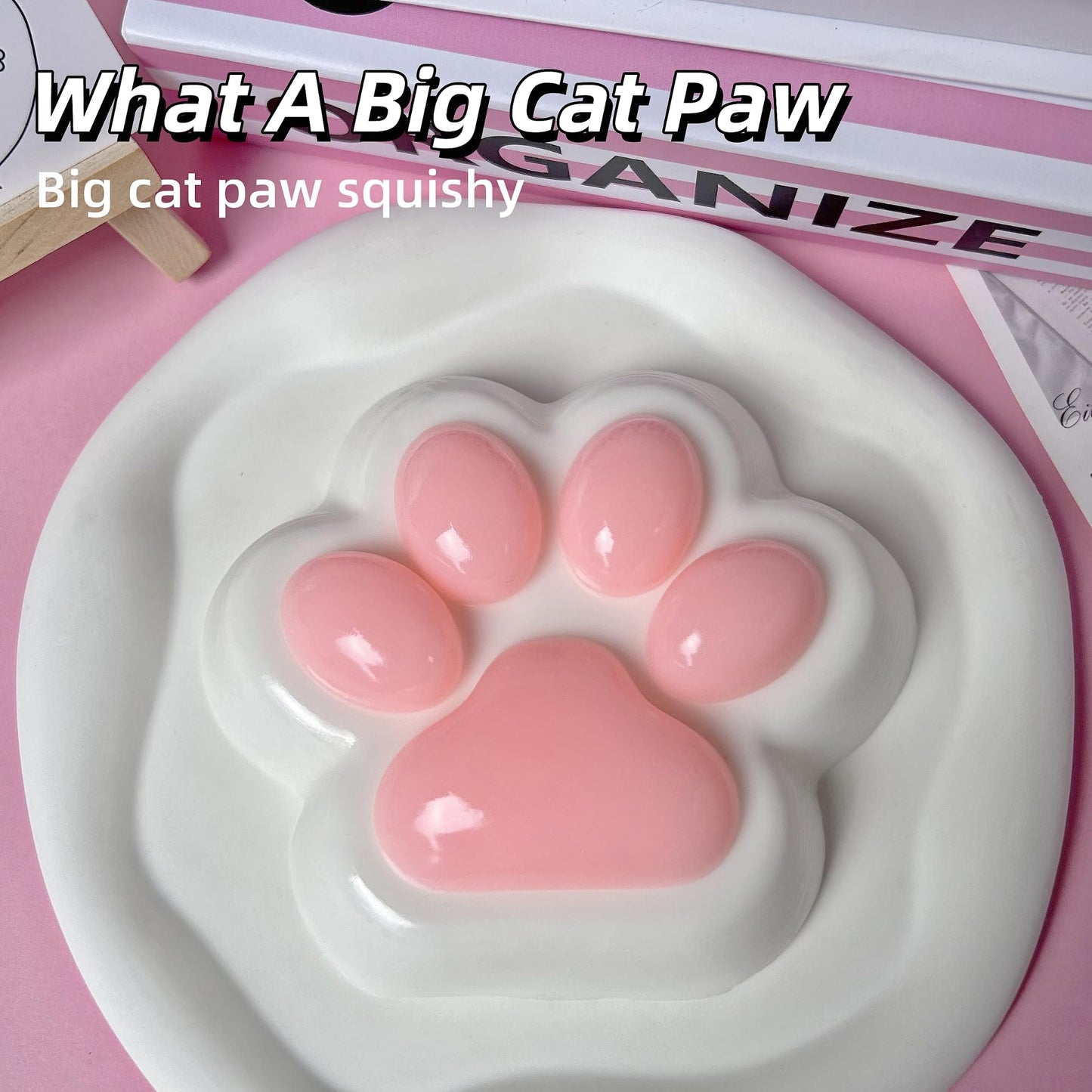 🐱The Original Big Cat Paw Splat! - Premium Slow-Rising Stress Relief Squishy Toy