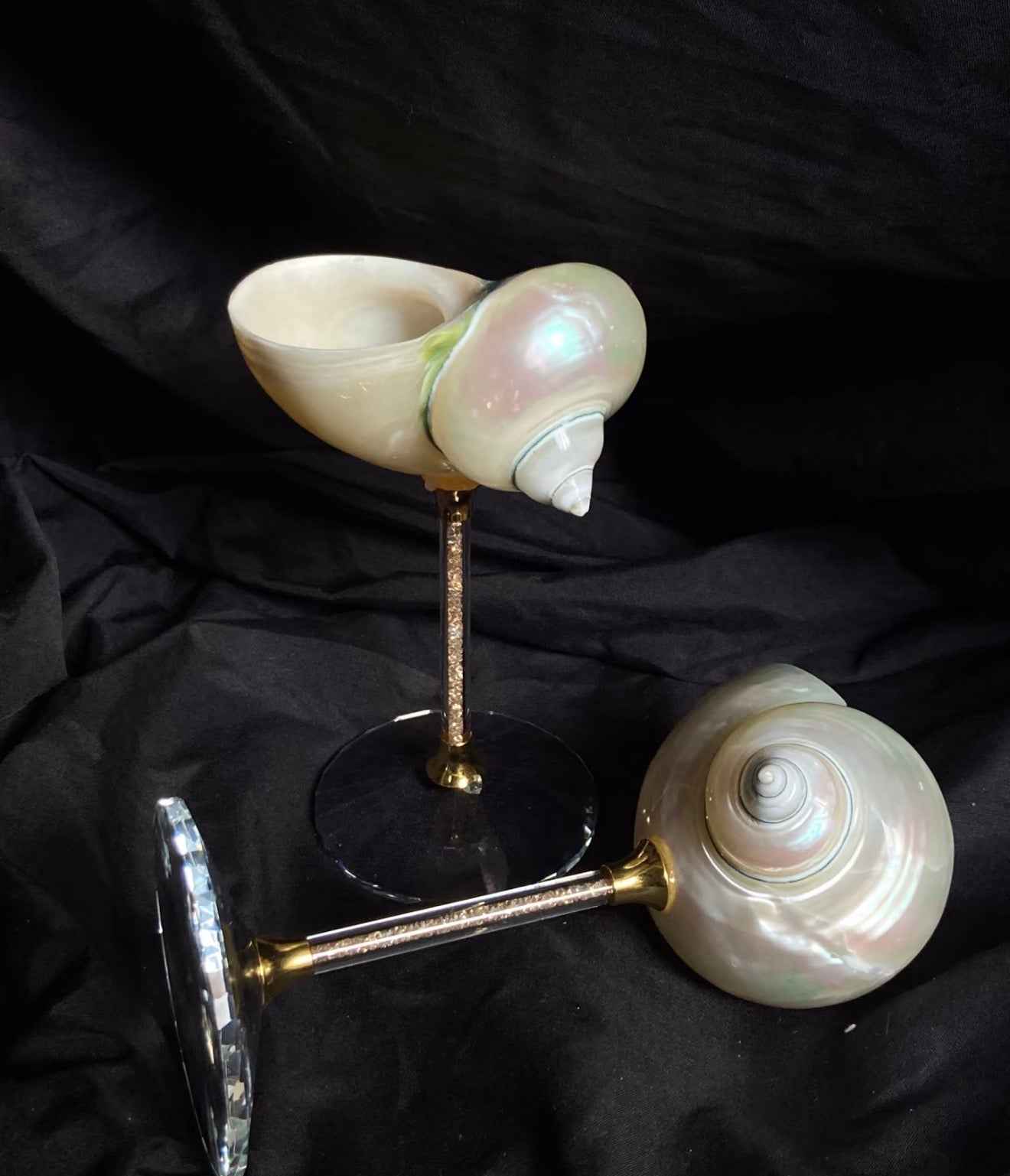 🐚Sea Shell Wine Glass | Handmade Coastal Decor