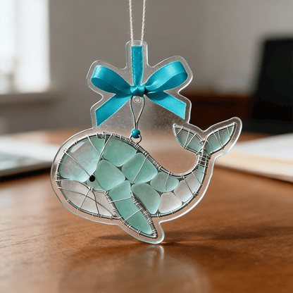 Handmade Frosted Ocean Suncatcher🐚(2D flat printing)