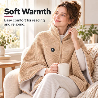 🔥 Wearable Heated Blanket – Cozy Hands-Free Warmth