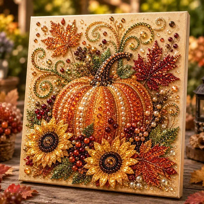🍂💎 Autumn Pearl Painting Kit – Relaxing DIY Craft to Create Sparkling Fall Artwork 🖌️
