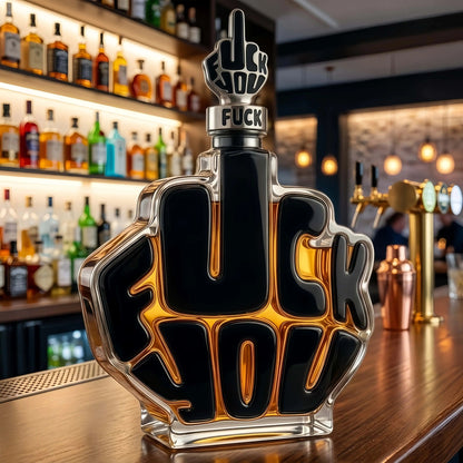 🍾Novelty Middle Finger Whiskey Decanter Set
