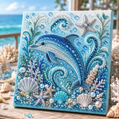 🌊✨💯Ocean Theme Pearl Art DIY Kit – Relaxing DIY Craft to Create Stunning Coastal Artwork